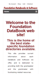 Mobile Screenshot of foundationdatabook.com