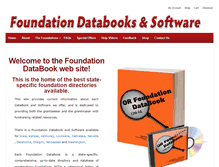 Tablet Screenshot of foundationdatabook.com